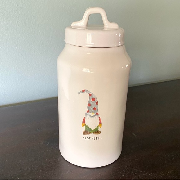 Rae Dunn Kitchen Rae Dunn By Magenta Mischief Gnome Ceramic Canister Poshmark
